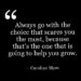 always go with the choice that scares you the most 13083457