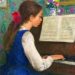 Young Girl at a Piano