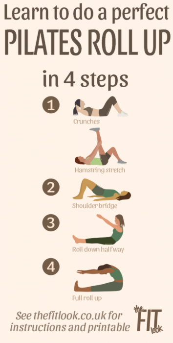 how to do the Pilates roll up