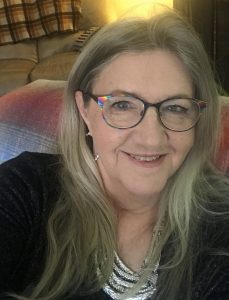 Long gray hair