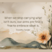 caring without carrying