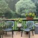summer rain deck and chairs